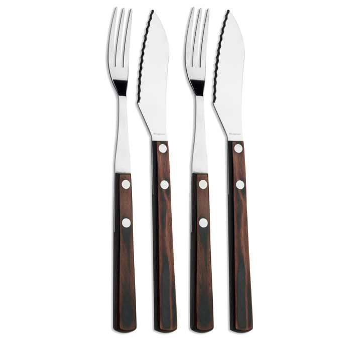 Legnoart VALAIS CS10A Bestiksæt til ost - mørkt skaft Legnoart VALAIS CS10A Bestiksæt til ost - mørkt skaft